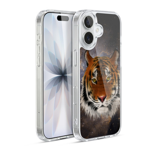 Simone Gatterwe Animals 2 Abstract Tiger Soft Gel Case for Apple iPhone 17
