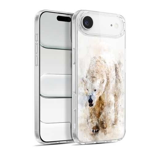 Simone Gatterwe Animals 2 Abstract Polar Bear Soft Gel Case for Apple iPhone 17 Air