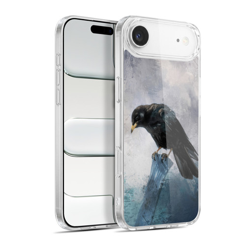 Simone Gatterwe Animals 2 Black Crow Soft Gel Case for Apple iPhone 17 Air