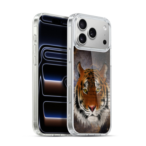 Simone Gatterwe Animals 2 Abstract Tiger Soft Gel Case for Apple iPhone 17 Pro Max