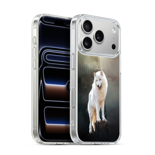 Simone Gatterwe Animals 2 Arctic Wolf Soft Gel Case for Apple iPhone 17 Pro