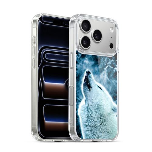 Simone Gatterwe Animals 2 Howling Wolf Soft Gel Case for Apple iPhone 17 Pro