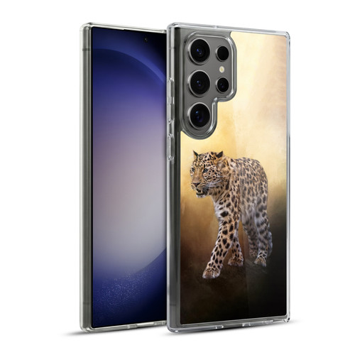 Simone Gatterwe Animals 2 Amur Leopard Soft Gel Case for Samsung Galaxy S23 Ultra 5G & MagSafe
