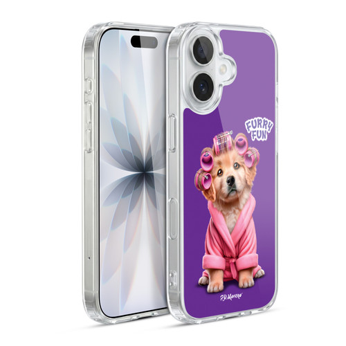 P.D. Moreno Furry Fun Artwork Puppy Soft Gel Case for Apple iPhone 17