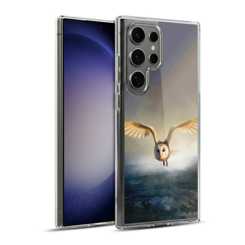Simone Gatterwe Animals 2 Barn Owl Soft Gel Case for Samsung Galaxy S23 Ultra 5G & MagSafe