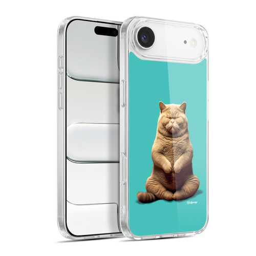 P.D. Moreno Furry Fun Artwork Sitting Cat Soft Gel Case for Apple iPhone 17 Air