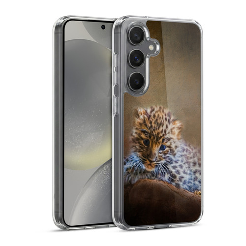 Simone Gatterwe Animals 2 Leopard Cub Soft Gel Case for Samsung Galaxy S24 5G & MagSafe