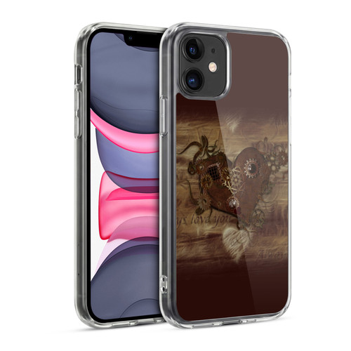 Simone Gatterwe Vintage And Steampunk Love Soft Gel Case for Apple iPhone 11