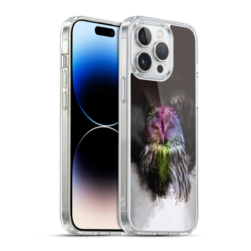 Simone Gatterwe Vintage And Steampunk Mr. Owl Soft Gel Case for Apple iPhone 14 Pro Max & MagSafe