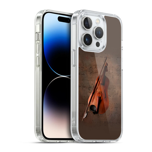 Simone Gatterwe Vintage And Steampunk Violin Soft Gel Case for Apple iPhone 14 Pro & MagSafe