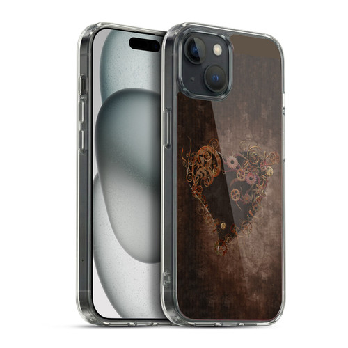 Simone Gatterwe Vintage And Steampunk Thy Heart Soft Gel Case for Apple iPhone 15 Plus & MagSafe