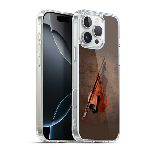 Simone Gatterwe Vintage And Steampunk Violin Soft Gel Case for Apple iPhone 16 Pro Max & MagSafe