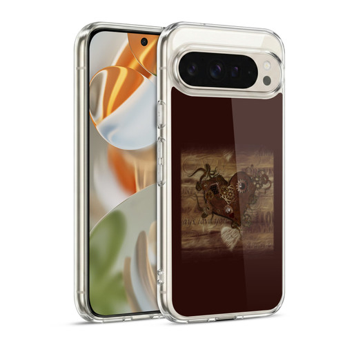 Simone Gatterwe Vintage And Steampunk Love Soft Gel Case for Google Pixel 9 / Pixel 9 Pro