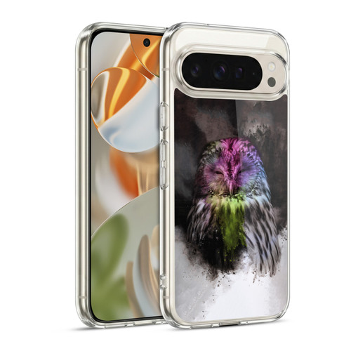 Simone Gatterwe Vintage And Steampunk Mr. Owl Soft Gel Case for Google Pixel 9 / Pixel 9 Pro