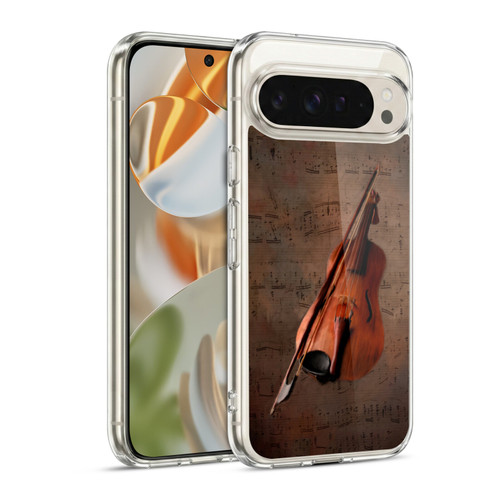 Simone Gatterwe Vintage And Steampunk Violin Soft Gel Case for Google Pixel 9 / Pixel 9 Pro