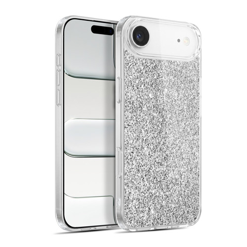 PLdesign Glitter Sparkles Silver Soft Gel Case for Apple iPhone 17 Air