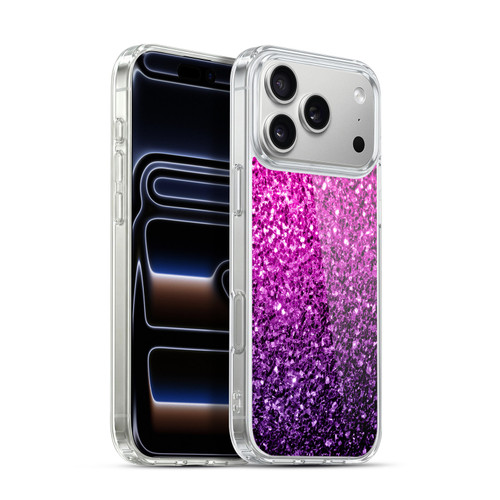 PLdesign Glitter Sparkles Purple Pink Soft Gel Case for Apple iPhone 17 Pro Max
