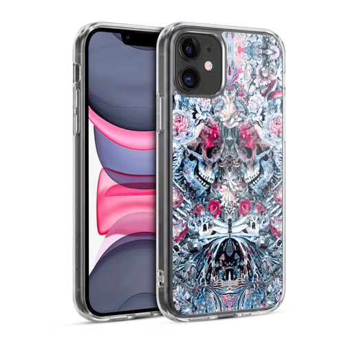Riza Peker Skulls 9 Twin Skull Soft Gel Case for Apple iPhone 11