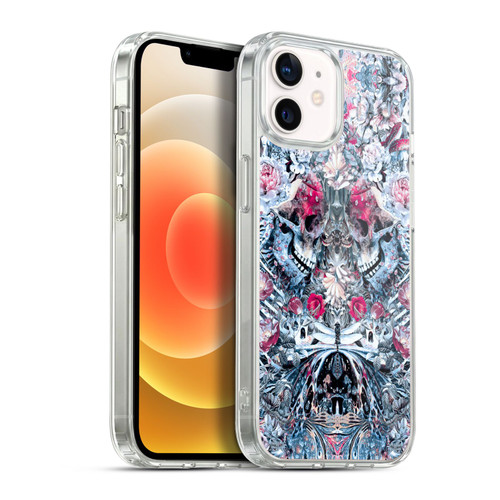 Riza Peker Skulls 9 Twin Skull Soft Gel Case for Apple iPhone 12 / iPhone 12 Pro & MagSafe
