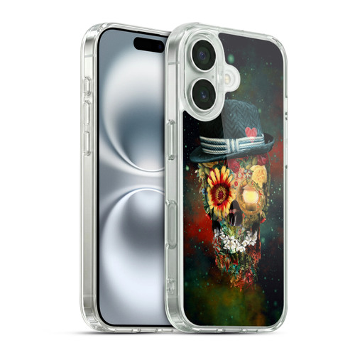Riza Peker Skulls 9 Skull Lover Soft Gel Case for Apple iPhone 16 & MagSafe
