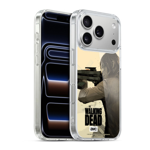 AMC The Walking Dead Season 11 Key Art Daryl Dixon Soft Gel Case for Apple iPhone 17 Pro
