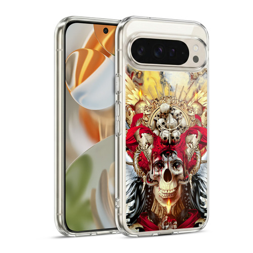 Riza Peker Skulls 9 3 Eyed Skull Soft Gel Case for Google Pixel 9 / Pixel 9 Pro