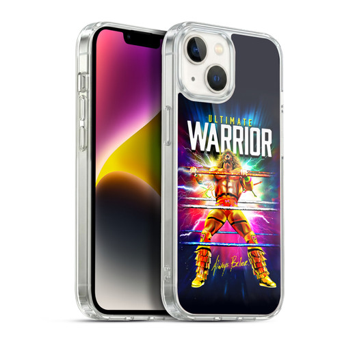 WWE The Ultimate Warrior Retro Blast Soft Gel Case for Apple iPhone 14