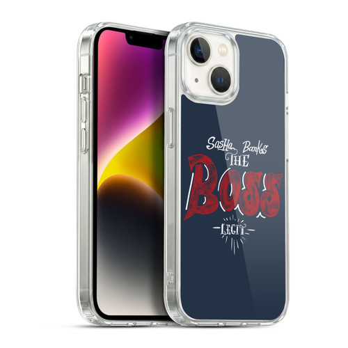 WWE Superstars 9 Sasha Banks The Boss Soft Gel Case for Apple iPhone 14