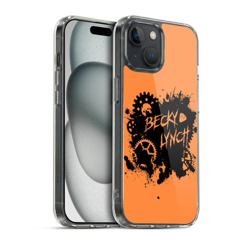 WWE Superstars 9 Becky Lynch Relent-lass Soft Gel Case for Apple iPhone 15 & MagSafe
