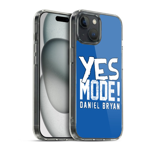 WWE Superstars 9 Daniel Bryan Yes Mode Soft Gel Case for Apple iPhone 15 & MagSafe