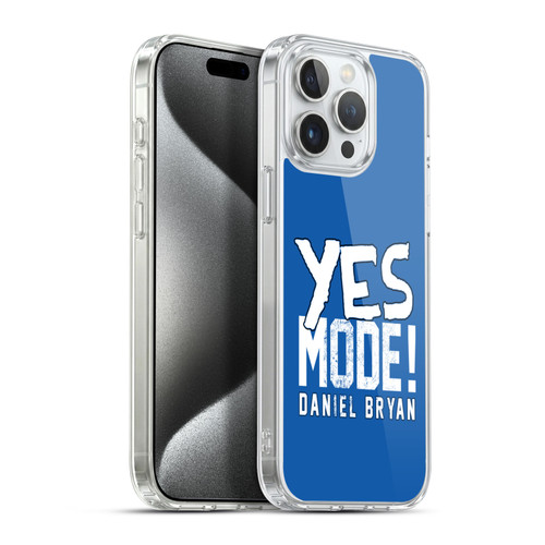 WWE Superstars 9 Daniel Bryan Yes Mode Soft Gel Case for Apple iPhone 15 Pro Max & MagSafe