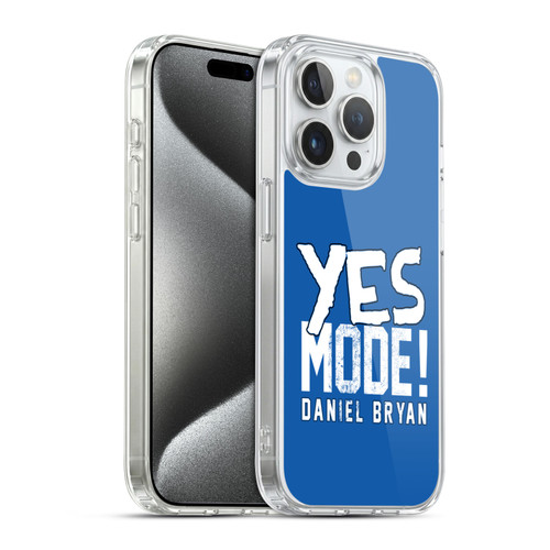 WWE Superstars 9 Daniel Bryan Yes Mode Soft Gel Case for Apple iPhone 15 Pro & MagSafe