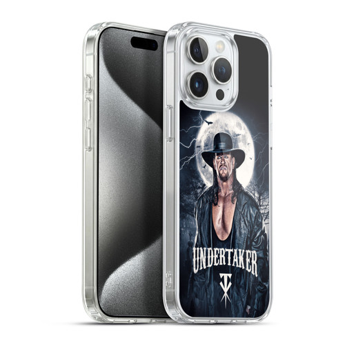 WWE Undertaker Graphics The Undertaker Soft Gel Case for Apple iPhone 15 Pro Max & MagSafe