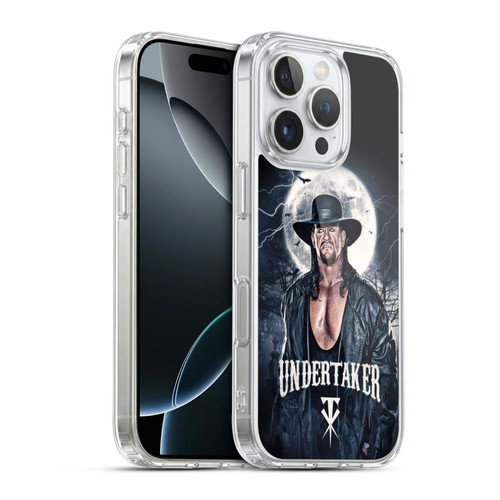 WWE Undertaker Graphics The Undertaker Soft Gel Case for Apple iPhone 16 Pro & MagSafe