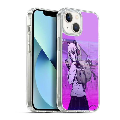 Zombie Makeout Club Art Drama Rides On My Back Soft Gel Case for Apple iPhone 13