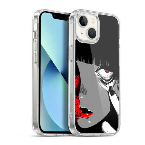 Zombie Makeout Club Art Eye Soft Gel Case for Apple iPhone 13