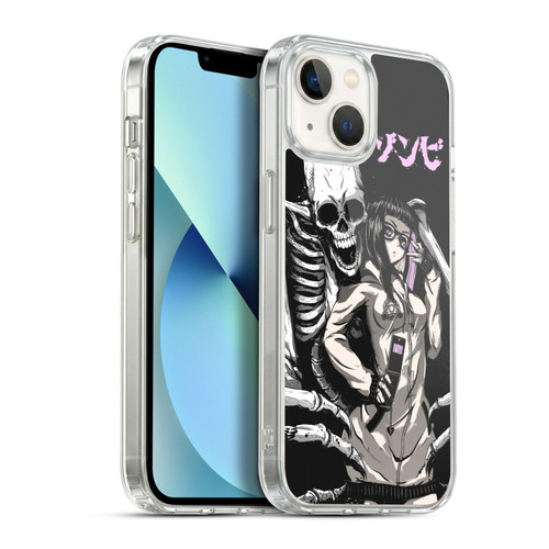 Zombie Makeout Club Art Stop Drop Selfie Soft Gel Case for Apple iPhone 13