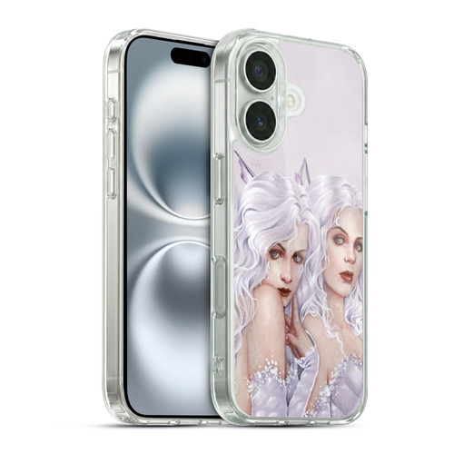 Selina Fenech Fairies Silver Sisters Soft Gel Case for Apple iPhone 16 & MagSafe