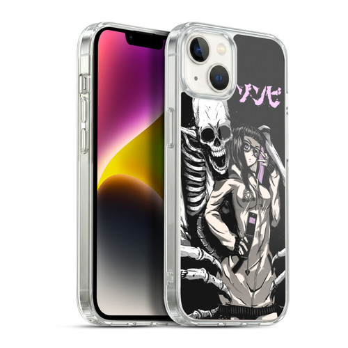 Zombie Makeout Club Art Stop Drop Selfie Soft Gel Case for Apple iPhone 14 Plus & MagSafe