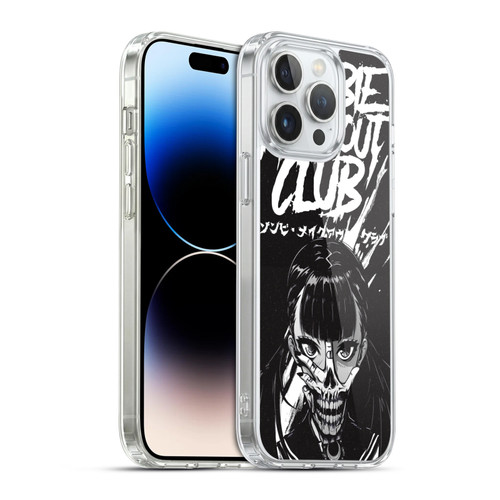 Zombie Makeout Club Art Face Off Soft Gel Case for Apple iPhone 14 Pro Max & MagSafe