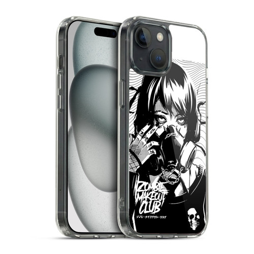 Zombie Makeout Club Art Facepiece Soft Gel Case for Apple iPhone 15 & MagSafe
