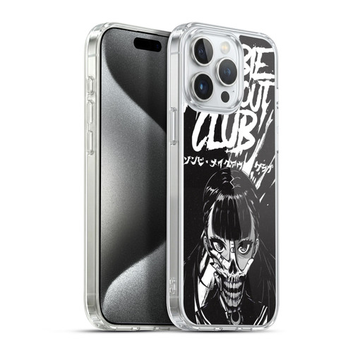 Zombie Makeout Club Art Face Off Soft Gel Case for Apple iPhone 15 Pro Max & MagSafe