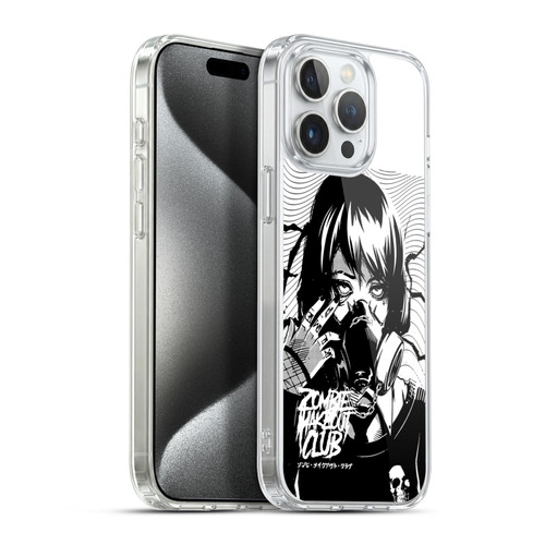 Zombie Makeout Club Art Facepiece Soft Gel Case for Apple iPhone 15 Pro Max & MagSafe