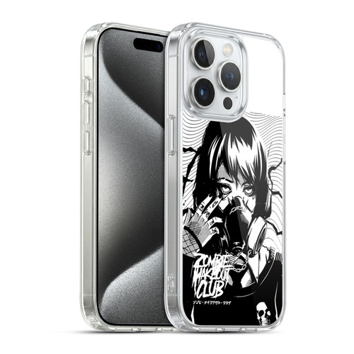 Zombie Makeout Club Art Facepiece Soft Gel Case for Apple iPhone 15 Pro & MagSafe