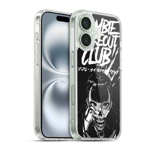 Zombie Makeout Club Art Face Off Soft Gel Case for Apple iPhone 16 & MagSafe