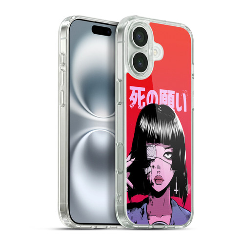 Zombie Makeout Club Art Eye Patch Soft Gel Case for Apple iPhone 16 Plus & MagSafe