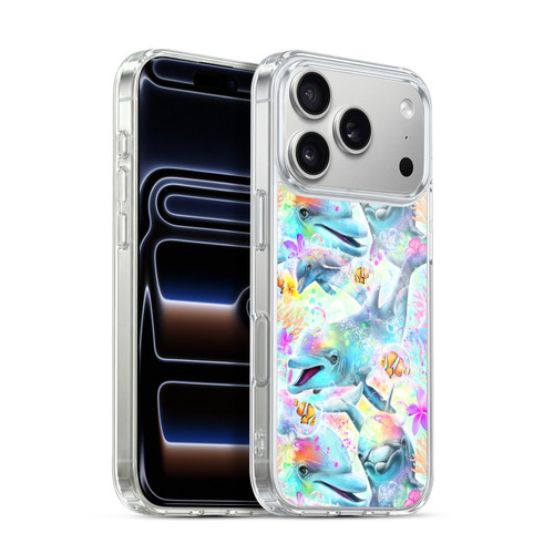 Sheena Pike Animals Rainbow Dolphins & Fish Soft Gel Case for Apple iPhone 17 Pro