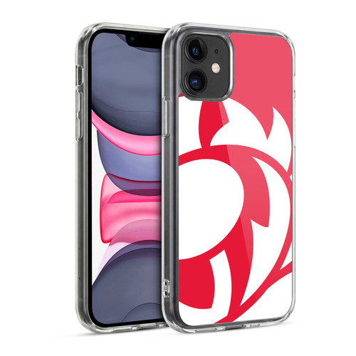 Scotland Rugby Oversized Thistle Rampant Red Soft Gel Case for Apple iPhone 11