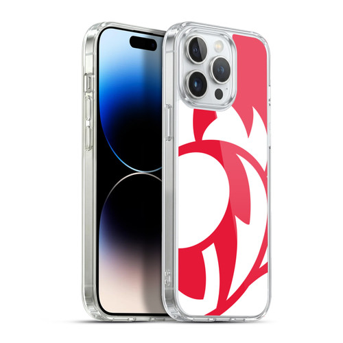 Scotland Rugby Oversized Thistle Rampant Red Soft Gel Case for Apple iPhone 13 Pro Max & MagSafe