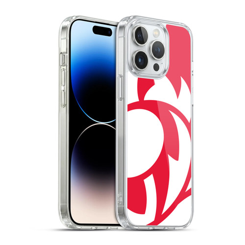 Scotland Rugby Oversized Thistle Rampant Red Soft Gel Case for Apple iPhone 14 Pro Max & MagSafe